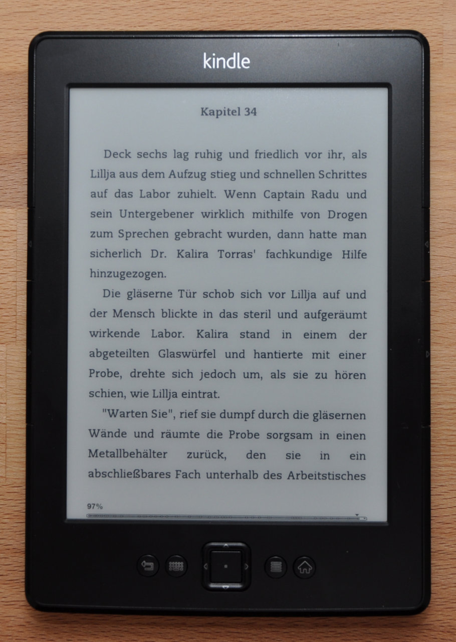 Kindle-Schriftbild